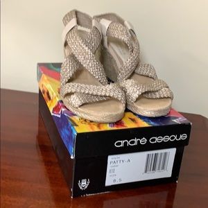Andre Assous wedge sandals